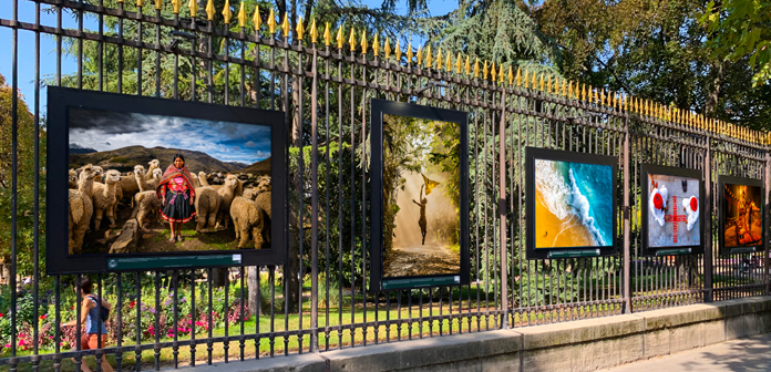 Thibault Gerbaldi, Fragilités et Résiliences, Grilles du jaridin du Luxembourg, Paris