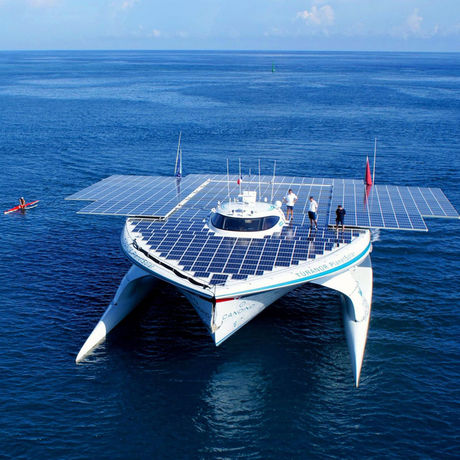 Le bateau solaire Planetsolar